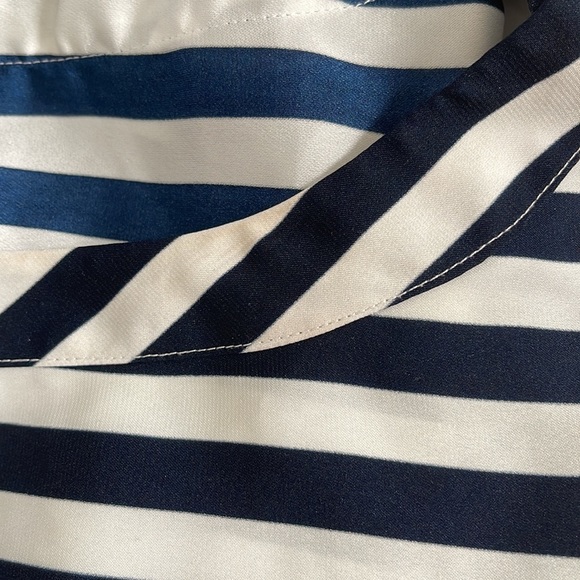Tommy navy blue and white stripe top - Picture 6 of 7
